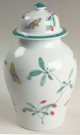 Famille Verte (Green Background) Small Ginger Jar & Lid