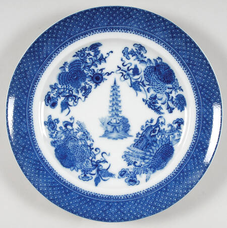 Fitzhugh Blue Salad/Dessert Plate
