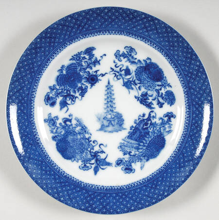 Fitzhugh Blue Bread & Butter Plate