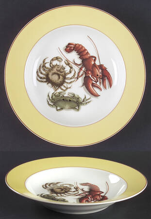 Fruits of The Sea Rim Soup Bowl