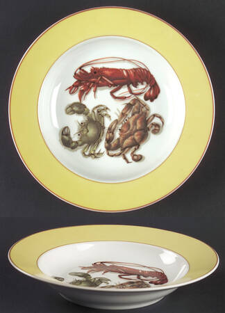 Fruits of The Sea Rim Soup Bowl