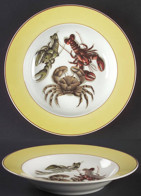 Fruits of The Sea Rim Soup Bowl