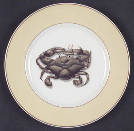 Fruits of The Sea Bread & Butter Plate