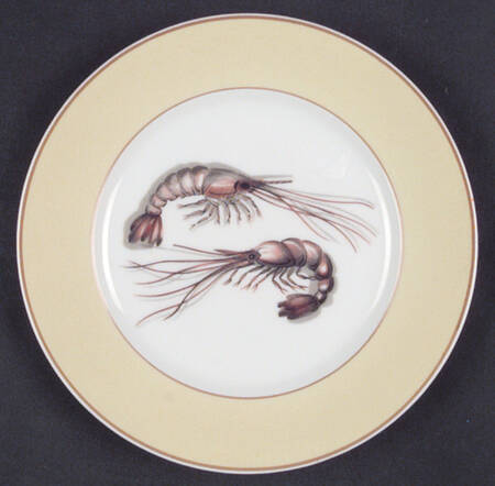 Fruits of The Sea Bread & Butter Plate