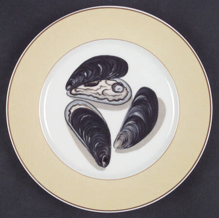 Fruits of The Sea Salad/Dessert Plate