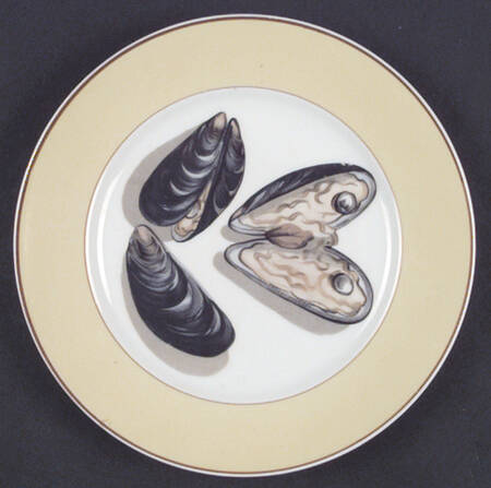 Fruits of The Sea Salad/Dessert Plate