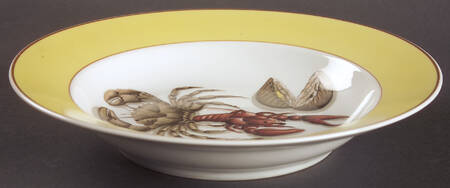 Fruits of The Sea Rim Soup Bowl