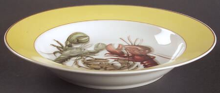 Fruits of The Sea Rim Soup Bowl