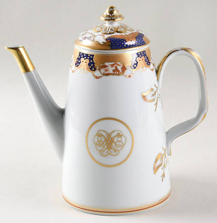 Golden Butterfly Coffee Pot & Lid
