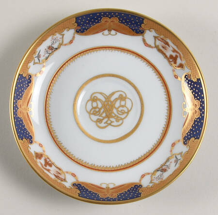 Golden Butterfly Saucer for Demitasse Cup