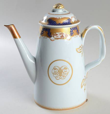 Golden Butterfly Coffee Pot & Lid