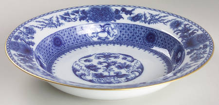 Imperial Blue Large Rim Soup Bowl