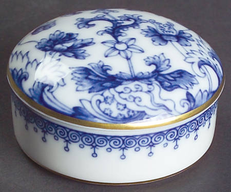 Imperial Blue 2" Round Box & Lid