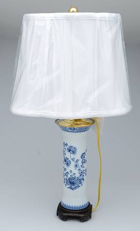 Imperial Blue Lamp & Shade