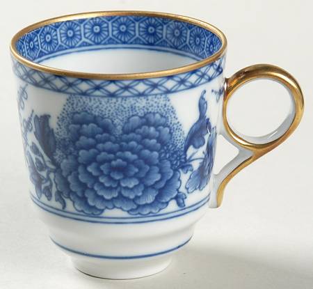 Imperial Blue Flat Demitasse Cup