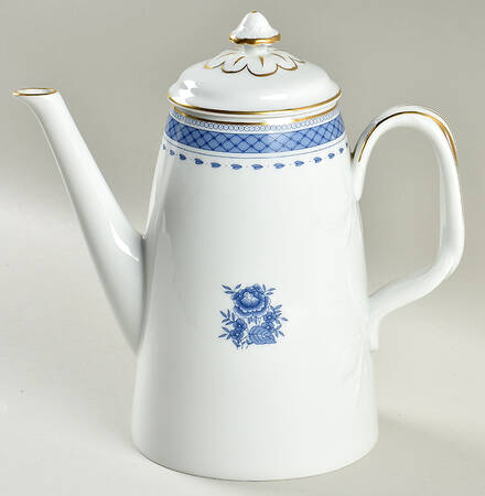 Indigo Coffee Pot & Lid