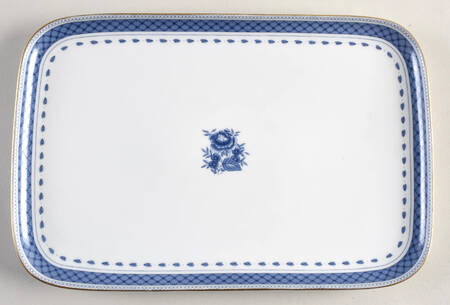 Indigo Rectangular Tray 11"