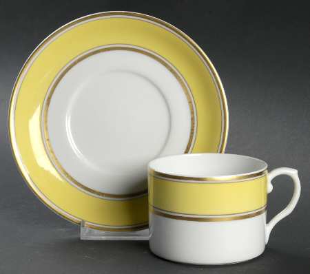Lisbon Flat Cup & Saucer Set