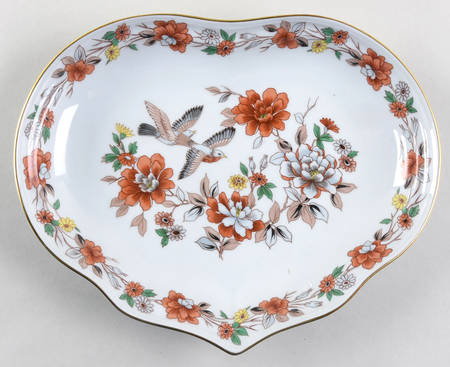 Magnolia & Birds Heart Shaped Tray