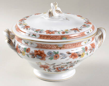 Magnolia & Birds Sauce Boat & Lid