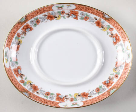 Magnolia & Birds Underplate for Gravy Boat