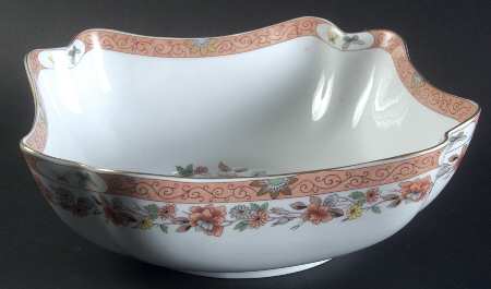Magnolia & Birds 9" Square Vegetable Bowl