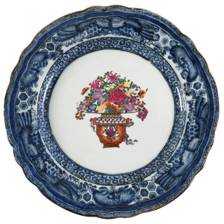 Mandarin Bouquet Dinner Plate