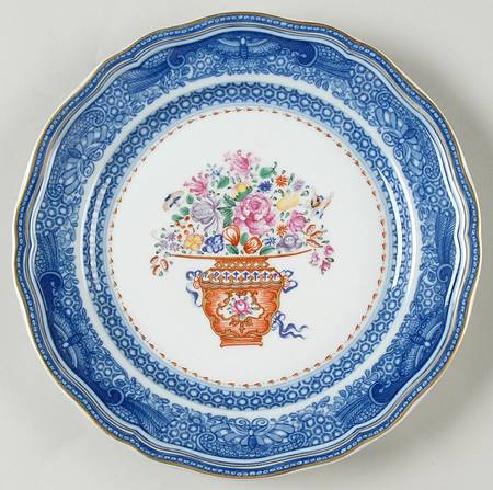 Mandarin Bouquet Dessert Luncheon Plate