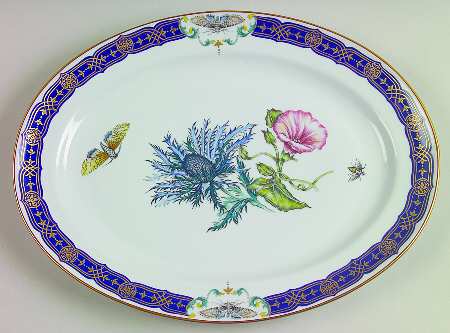 Merian 13" Oval Serving Platter