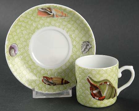 MOT11 Flat Demitasse Cup & Saucer Set