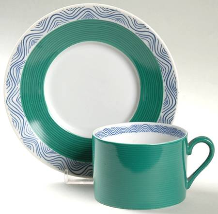 O-Nami Flat Cup & Saucer Set
