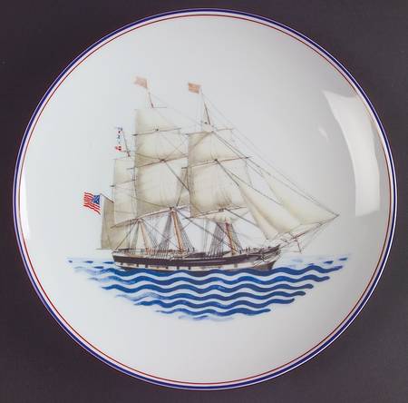 Our Maritime Heritage-American Ship Luncheon Plate