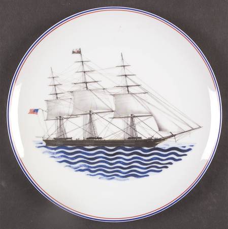Our Maritime Heritage-American Ship Luncheon Plate