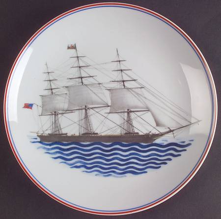 Our Maritime Heritage-American Ship Luncheon Plate