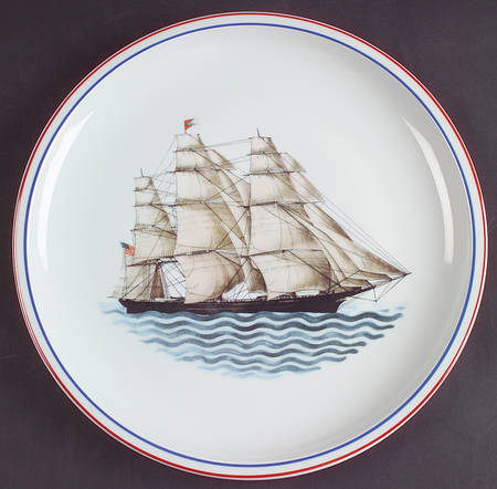 Our Maritime Heritage-American Ship Dinner Plate