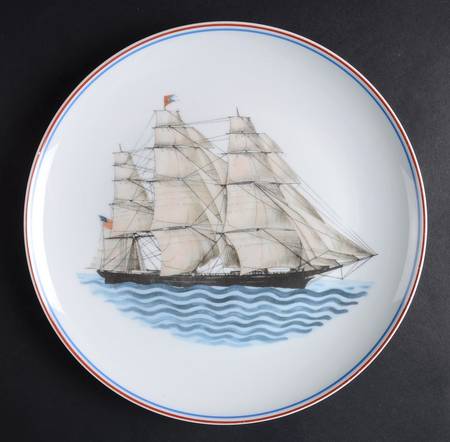 Our Maritime Heritage-American Ship Luncheon Plate