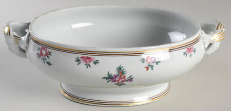 Peking Rose Round Vegetable No Lid