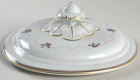 Peking Rose Lid for Round Vegetable