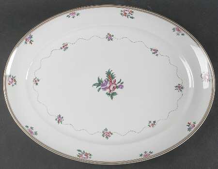 Peking Rose 16" Oval Serving Platter