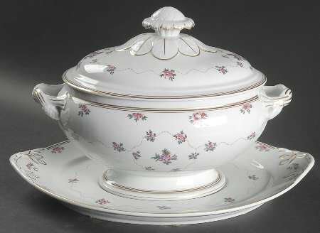 Peking Rose Tureen & Lid w/Underplate