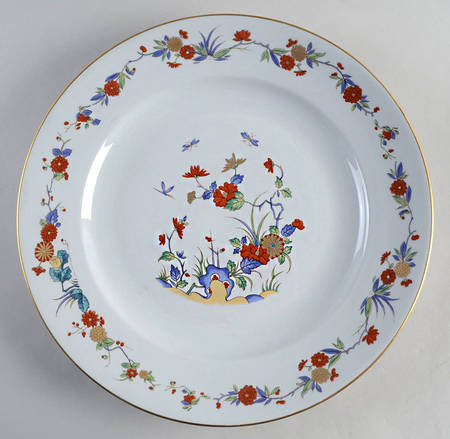 Rock Garden (Pale Blue) 12" Chop Plate (Round Platter)