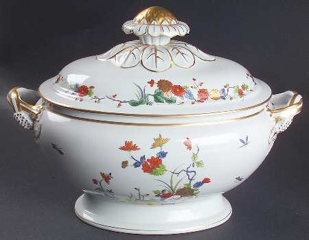 Rock Garden (Pale Blue) Tureen &  Lid