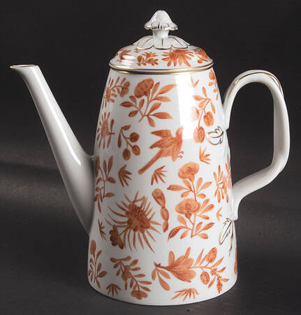 Sacred Butterfly (No Gold Accents) Coffee Pot & Lid