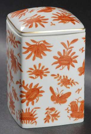 Sacred Butterfly (No Gold Accents) Square Box with Lid