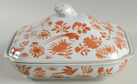 Sacred Butterfly (No Gold Accents) Rectangular Covered Vegetable