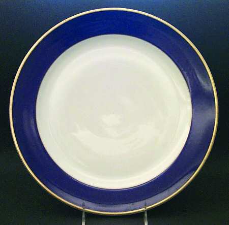 Service Plates Blue by Mottahedeh
