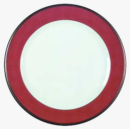 Service Plates Red by Mottahedeh