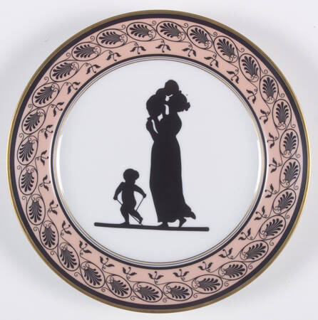 Silhouette Luncheon Plate