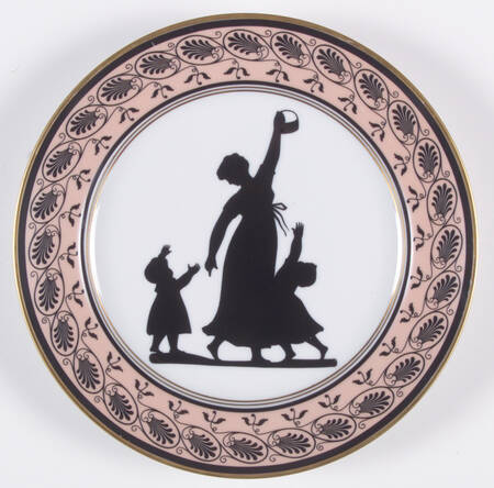 Silhouette Luncheon Plate
