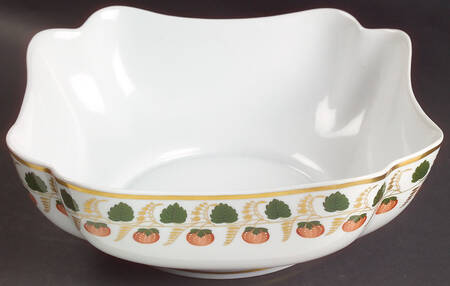 Strawberry Vine 9" Square Vegetable Bowl